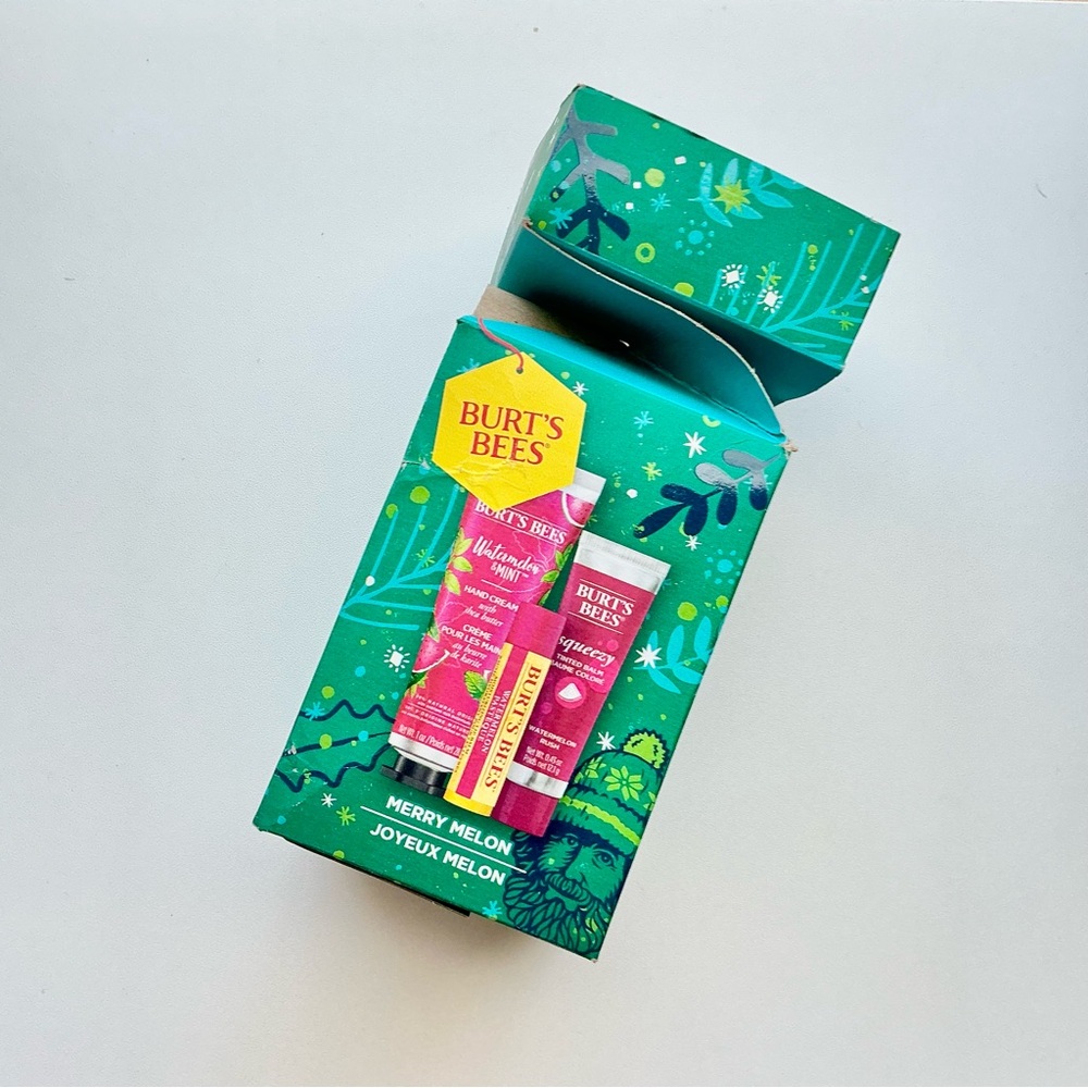 Burt's Bees Merry Melon Balsam Trio